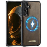 Custodia posteriore magnetica in ecopelle CaseMe serie C69 per telefono., For Samsung Galaxy A15 4G / 5G, For Samsung Galaxy A55 5G / A35 5G, For Samsung Galaxy A14 / M44 5G, For Samsung Galaxy A13 / A04s