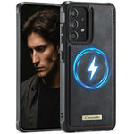 Custodia posteriore magnetica in ecopelle CaseMe serie C69 per telefono., For Samsung Galaxy A52 / A52s 5G