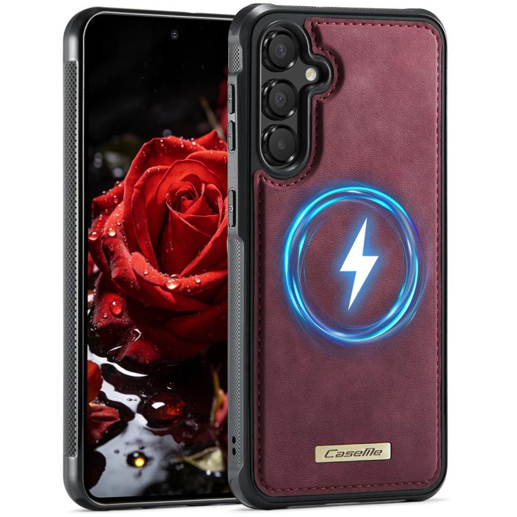 Custodia posteriore magnetica in ecopelle CaseMe serie C69 per telefono., For Samsung Galaxy A15 4G / 5G, For Samsung Galaxy A55 5G / A35 5G, For Samsung Galaxy A14 / M44 5G, For Samsung Galaxy A13 / A04s