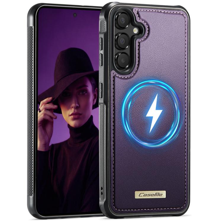 Custodia posteriore magnetica in ecopelle CaseMe serie C69 per telefono., For Samsung Galaxy A15 4G / 5G, For Samsung Galaxy A55 5G / A35 5G, For Samsung Galaxy A14 / M44 5G, For Samsung Galaxy A13 / A04s