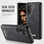 Custodia posteriore magnetica in ecopelle CaseMe serie C69 per telefono., For Samsung Galaxy A56 5G, For Samsung Galaxy S25 Ultra 5G, For Samsung Galaxy S24 FE 5G, For Samsung Galaxy S24 Ultra 5G