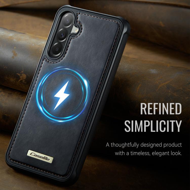 Custodia posteriore magnetica in ecopelle CaseMe serie C69 per telefono., For Samsung Galaxy A57 5G, For Samsung Galaxy S25 FE 5G, For Samsung Galaxy A17, For Samsung Galaxy S25 Edge 5G