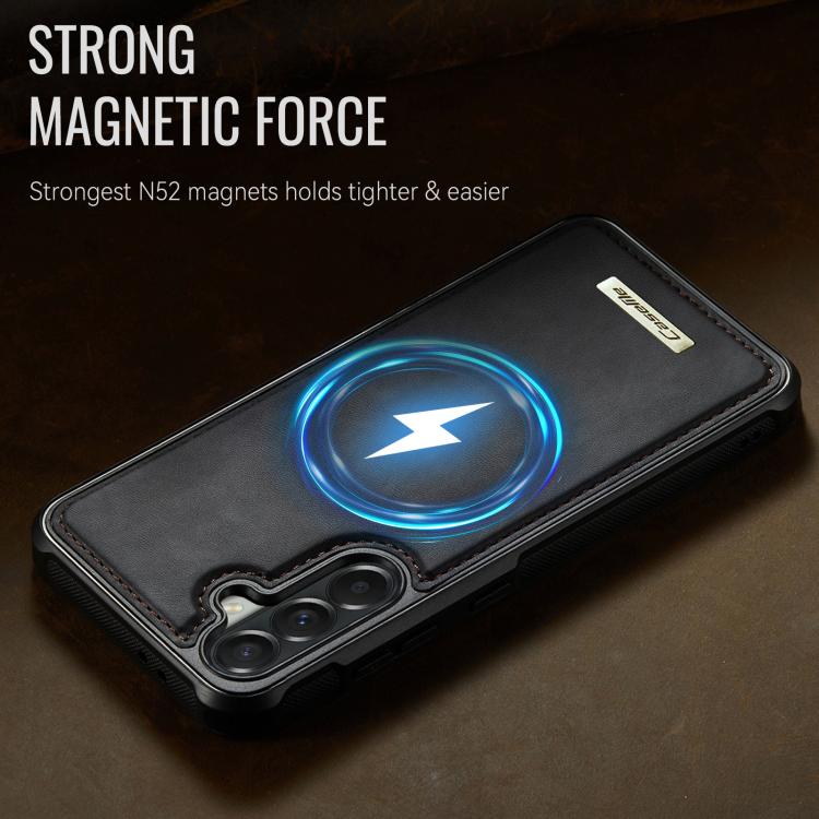 Custodia posteriore magnetica in ecopelle CaseMe serie C69 per telefono., For Samsung Galaxy A57 5G, For Samsung Galaxy S25 FE 5G, For Samsung Galaxy A17, For Samsung Galaxy S25 Edge 5G