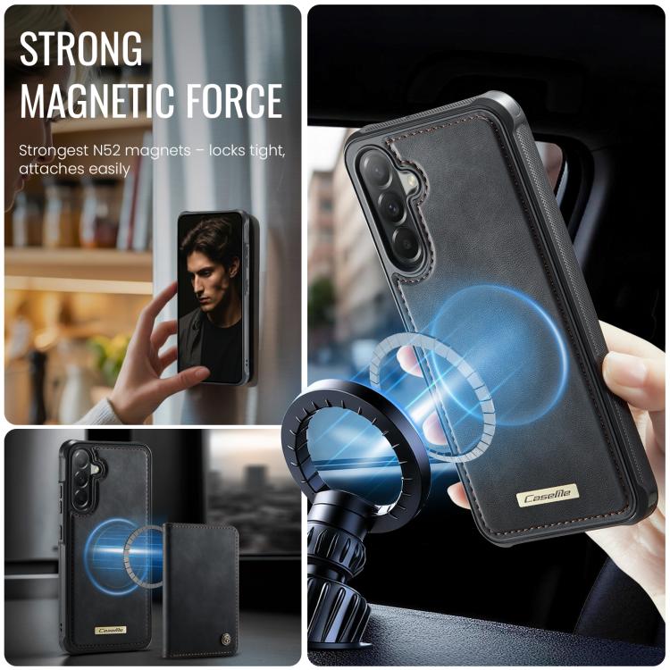 Custodia posteriore magnetica in ecopelle CaseMe serie C69 per telefono., For Samsung Galaxy A57 5G, For Samsung Galaxy S25 FE 5G, For Samsung Galaxy A17, For Samsung Galaxy S25 Edge 5G