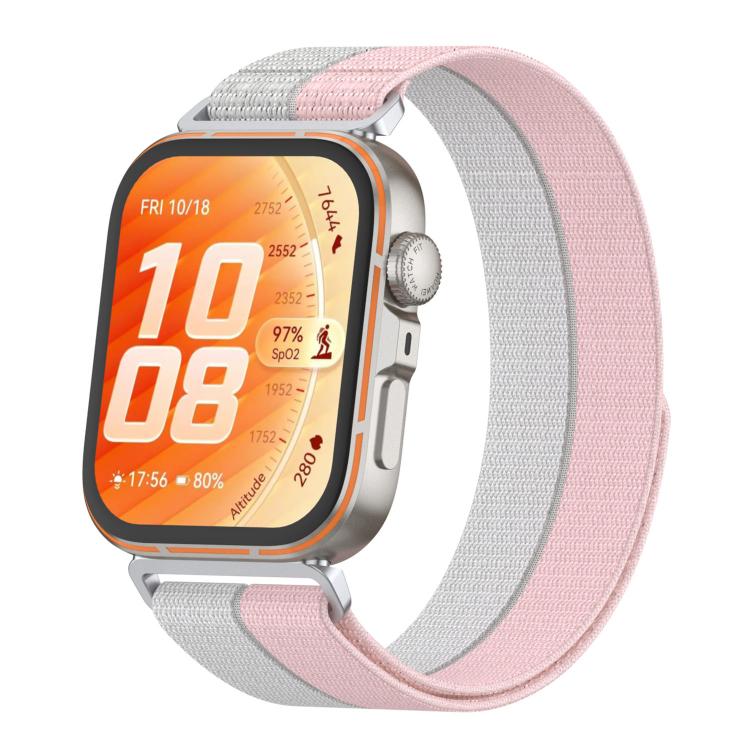 Cinturino per orologio ultraleggero con chiusura a tondo in nylon e interfaccia metallica., For Huawei Watch Fit 5 / Fit 5 Pro
