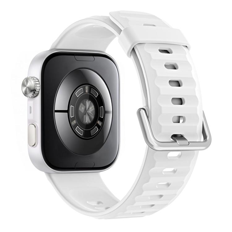 Cinturino per orologio in silicone tinta unita con texture a onda, For Huawei Watch Fit 5 / Fit 5 Pro