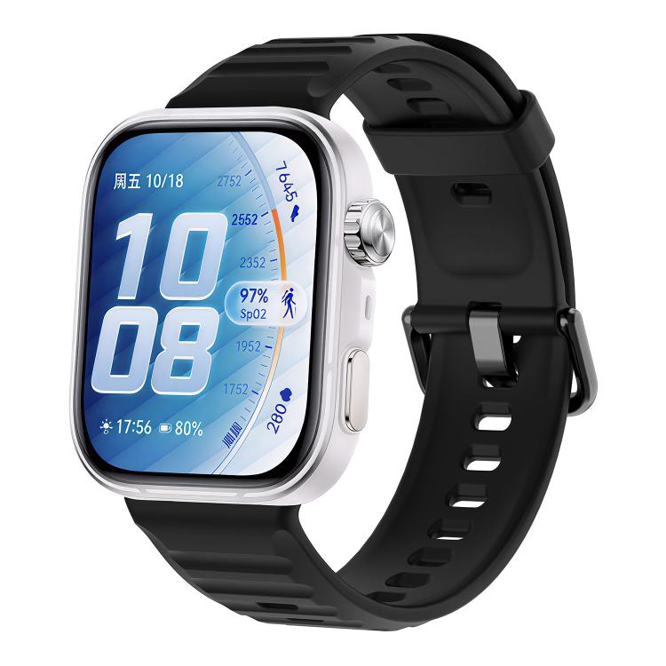 Cinturino per orologio in silicone tinta unita con texture a onda, For Huawei Watch Fit 5 / Fit 5 Pro