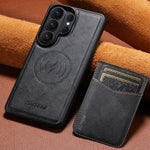 Custodia per telefono Suteni G5S5 2 in 1 con apribottiglie magnetico rimovibile, porta carte e retro in pelle bovina., For Samsung Galaxy S26 Ultra  5G, For Samsung Galaxy S25 Ultra 5G, For Samsung Galaxy S24 Ultra 5G, For Samsung Galaxy S23 Ultra 5G  ...