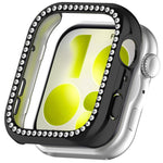 Custodia protettiva per orologio in policarbonato cavo con mezza copertura e fila singola di diamanti., For Huawei Watch Fit 5 Pro, For Huawei Watch Fit 5
