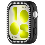 Custodia protettiva per orologio in policarbonato cavo con mezza copertura e fila singola di diamanti., For Huawei Watch Fit 5 Pro, For Huawei Watch Fit 5