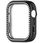Custodia protettiva per orologio in policarbonato cavo con mezza copertura e fila singola di diamanti., For Huawei Watch Fit 5 Pro, For Huawei Watch Fit 5