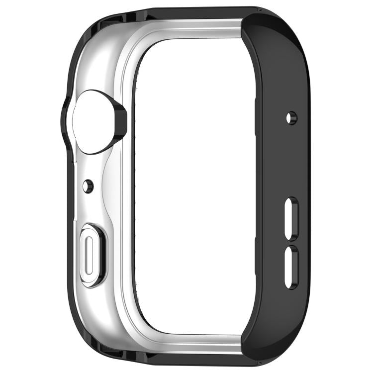 Custodia protettiva per orologio in policarbonato cavo con mezza copertura e fila singola di diamanti., For Huawei Watch Fit 5 Pro, For Huawei Watch Fit 5