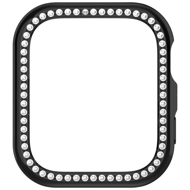 Custodia protettiva per orologio in policarbonato cavo con mezza copertura e fila singola di diamanti., For Huawei Watch Fit 5 Pro, For Huawei Watch Fit 5