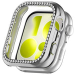 Custodia protettiva per orologio in policarbonato cavo con mezza copertura e fila singola di diamanti., For Huawei Watch Fit 5 Pro, For Huawei Watch Fit 5