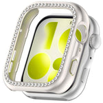 Custodia protettiva per orologio in policarbonato cavo con mezza copertura e fila singola di diamanti., For Huawei Watch Fit 5 Pro, For Huawei Watch Fit 5