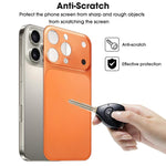 Trasformati istantaneamente in 17 Pro Series con la cover posteriore ultra sottile in PET satinato., For iPhone 16 Pro Max, For iPhone 15 Pro Max, For iPhone 14 Pro Max, For iPhone 13 Pro Max