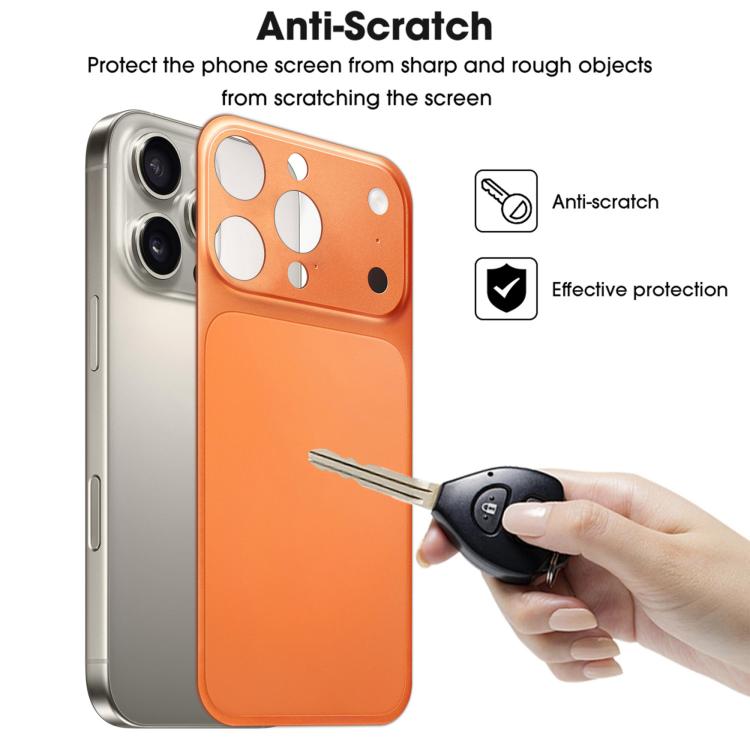 Trasformati istantaneamente in 17 Pro Series con la cover posteriore ultra sottile in PET satinato., For iPhone 16 Pro Max, For iPhone 15 Pro Max, For iPhone 14 Pro Max, For iPhone 13 Pro Max