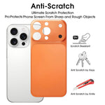 Trasformati istantaneamente in 17 Pro Series con la cover posteriore ultra sottile in PET satinato., For iPhone 16 Pro, For iPhone 15 Pro, For iPhone 14 Pro, For iPhone 13 Pro