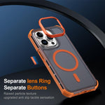 Custodia per telefono antiurto magnetica semitrasparente satinata con effetto pelle, resistente agli urti e con quattro angoli smussati., For iPhone 14 Pro, For iPhone 14 Pro Max, For iPhone 13 Pro Max, For iPhone 13 Pro