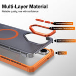 Custodia per telefono antiurto magnetica semitrasparente satinata con effetto pelle, resistente agli urti e con quattro angoli smussati., For Samsung Galaxy S26+ 5G, For Samsung Galaxy S26 Edge 5G, For Samsung Galaxy S26 Ultra 5G                       ...