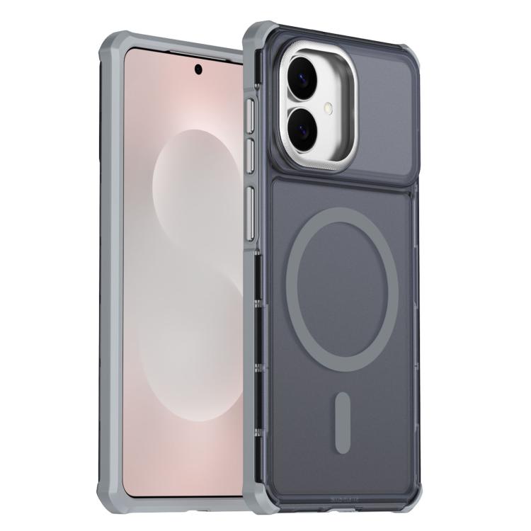 Custodia per telefono antiurto magnetica semitrasparente satinata con effetto pelle, resistente agli urti e con quattro angoli smussati., For Samsung Galaxy S26+ 5G, For Samsung Galaxy S26 Edge 5G, For Samsung Galaxy S26 Ultra 5G                       ...