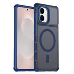 Custodia per telefono antiurto magnetica semitrasparente satinata con effetto pelle, resistente agli urti e con quattro angoli smussati., For Samsung Galaxy S26+ 5G, For Samsung Galaxy S26 Edge 5G, For Samsung Galaxy S26 Ultra 5G                       ...
