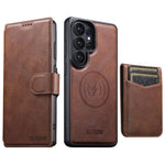Suteni Q05S5 Custodia per telefono 3 in 1 con apribottiglie staccabile, porta carte magnetico in pelle bovina vegana, For Samsung Galaxy S26 Ultra 5G, For Samsung Galaxy S25 Ultra 5G, For Samsung Galaxy S24 Ultra 5G, For Samsung Galaxy S23 Ultra 5G    ...
