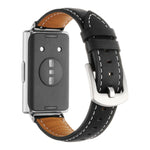 Cinturino per orologio in vera pelle liscia, For Huawei Band 11 / Band 11 Pro