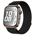 Cinturino per orologio in nylon intrecciato traspirante, leggero come una nuvola, con cassa in metallo., For Huawei Watch Fit 5 / Fit 5 Pro