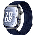 Cinturino per orologio in nylon intrecciato traspirante, leggero come una nuvola, con cassa in metallo., For Huawei Watch Fit 5 / Fit 5 Pro