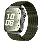 Cinturino per orologio in nylon intrecciato traspirante, leggero come una nuvola, con cassa in metallo., For Huawei Watch Fit 5 / Fit 5 Pro