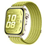 Cinturino per orologio in nylon intrecciato traspirante, leggero come una nuvola, con cassa in metallo., For Huawei Watch Fit 5 / Fit 5 Pro