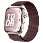 Cinturino per orologio in nylon intrecciato traspirante, leggero come una nuvola, con cassa in metallo., For Huawei Watch Fit 5 / Fit 5 Pro