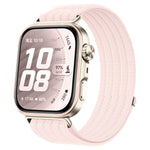 Cinturino per orologio in nylon intrecciato traspirante, leggero come una nuvola, con cassa in metallo., For Huawei Watch Fit 5 / Fit 5 Pro