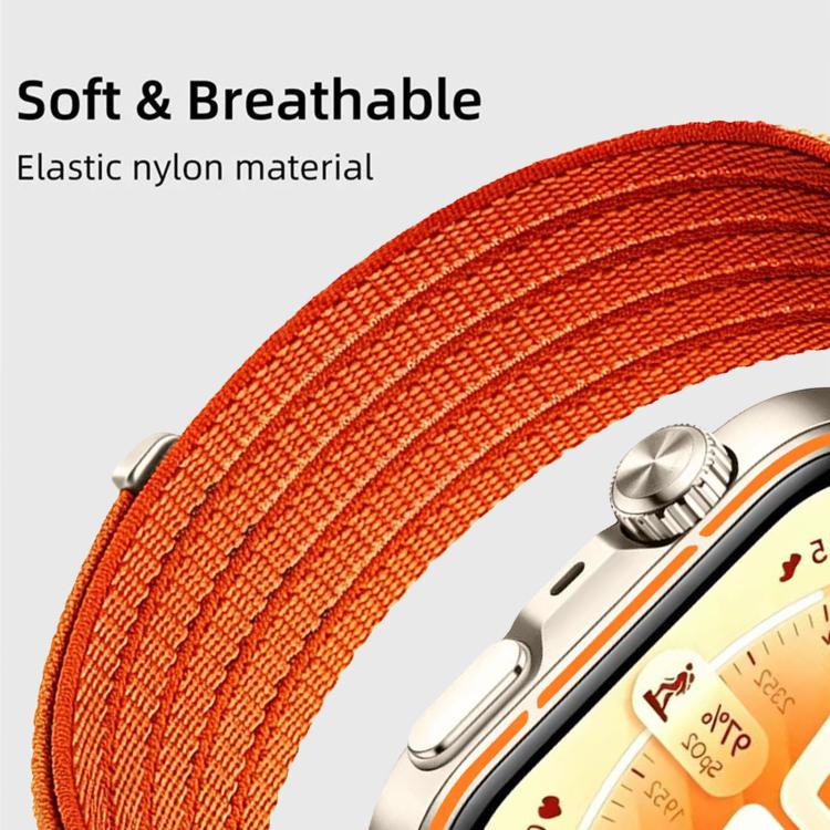Cinturino per orologio in nylon intrecciato traspirante, leggero come una nuvola, con cassa in metallo., For Huawei Watch Fit 5 / Fit 5 Pro