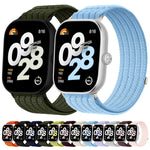 Cinturino per orologio in nylon intrecciato traspirante, leggero come una nuvola, con cassa in metallo., For Xiaomi Band 10 Pro / 9 Pro / Redmi Watch 6