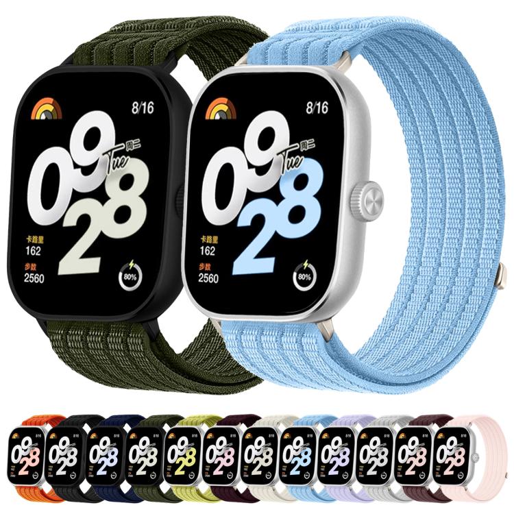 Cinturino per orologio in nylon intrecciato traspirante, leggero come una nuvola, con cassa in metallo., For Xiaomi Band 10 Pro / 9 Pro / Redmi Watch 6