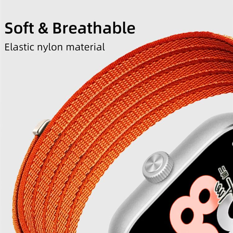 Cinturino per orologio in nylon intrecciato traspirante, leggero come una nuvola, con cassa in metallo., For Xiaomi Band 10 Pro / 9 Pro / Redmi Watch 6