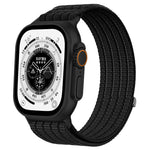 Cinturino per orologio in nylon intrecciato traspirante, leggero come una nuvola, con cassa in metallo., For Apple Watch 46mm / 49mm / 45mm / 44mm, For Apple Watch 42mm / 41mm / 40mm / 38mm