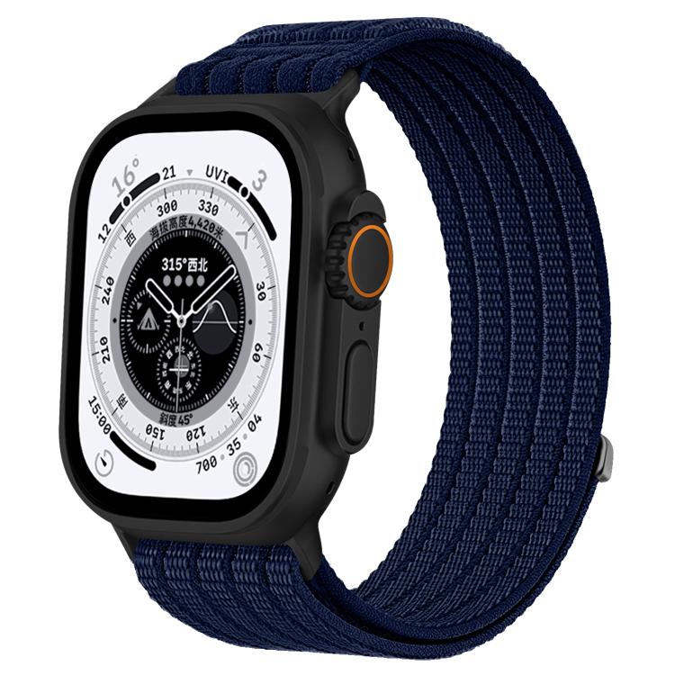 Cinturino per orologio in nylon intrecciato traspirante, leggero come una nuvola, con cassa in metallo., For Apple Watch 46mm / 49mm / 45mm / 44mm, For Apple Watch 42mm / 41mm / 40mm / 38mm