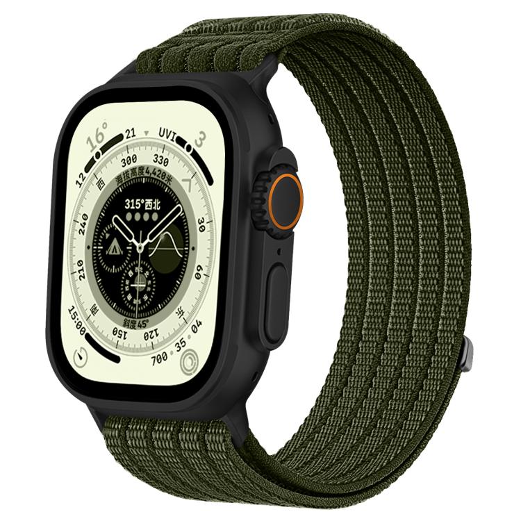 Cinturino per orologio in nylon intrecciato traspirante, leggero come una nuvola, con cassa in metallo., For Apple Watch 46mm / 49mm / 45mm / 44mm, For Apple Watch 42mm / 41mm / 40mm / 38mm
