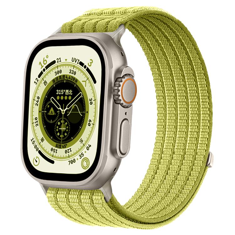 Cinturino per orologio in nylon intrecciato traspirante, leggero come una nuvola, con cassa in metallo., For Apple Watch 46mm / 49mm / 45mm / 44mm, For Apple Watch 42mm / 41mm / 40mm / 38mm