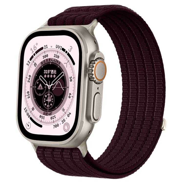 Cinturino per orologio in nylon intrecciato traspirante, leggero come una nuvola, con cassa in metallo., For Apple Watch 46mm / 49mm / 45mm / 44mm, For Apple Watch 42mm / 41mm / 40mm / 38mm
