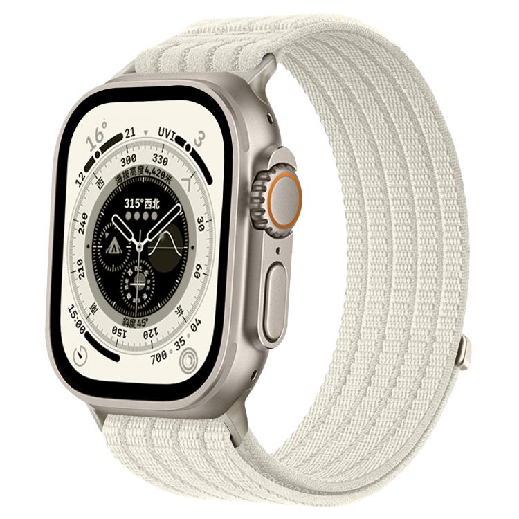 Cinturino per orologio in nylon intrecciato traspirante, leggero come una nuvola, con cassa in metallo., For Apple Watch 46mm / 49mm / 45mm / 44mm, For Apple Watch 42mm / 41mm / 40mm / 38mm