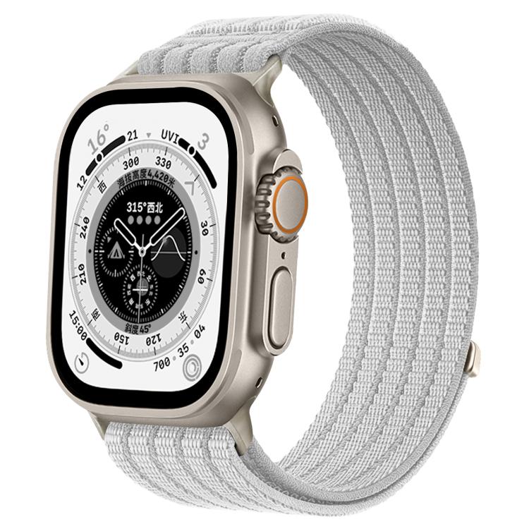 Cinturino per orologio in nylon intrecciato traspirante, leggero come una nuvola, con cassa in metallo., For Apple Watch 46mm / 49mm / 45mm / 44mm, For Apple Watch 42mm / 41mm / 40mm / 38mm