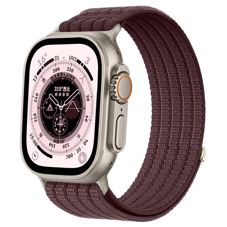 Cinturino per orologio in nylon intrecciato traspirante, leggero come una nuvola, con cassa in metallo., For Apple Watch 46mm / 49mm / 45mm / 44mm, For Apple Watch 42mm / 41mm / 40mm / 38mm