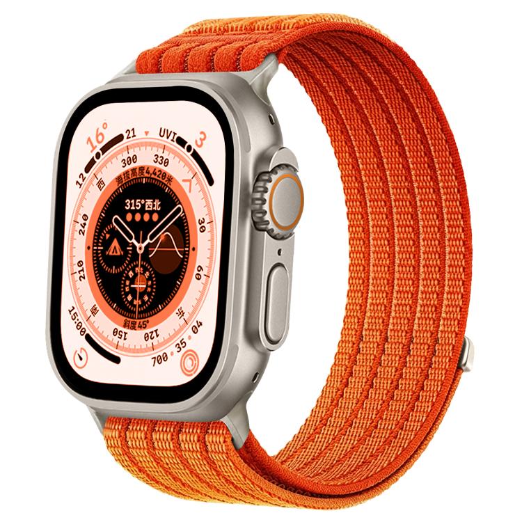 Cinturino per orologio in nylon intrecciato traspirante, leggero come una nuvola, con cassa in metallo., For Apple Watch 46mm / 49mm / 45mm / 44mm, For Apple Watch 42mm / 41mm / 40mm / 38mm