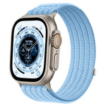 Cinturino per orologio in nylon intrecciato traspirante, leggero come una nuvola, con cassa in metallo., For Apple Watch 46mm / 49mm / 45mm / 44mm, For Apple Watch 42mm / 41mm / 40mm / 38mm