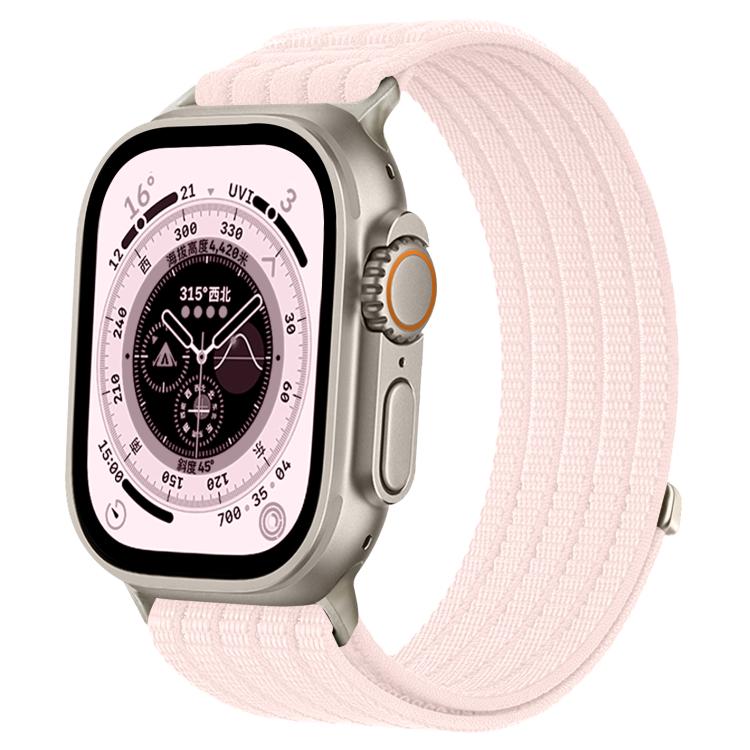 Cinturino per orologio in nylon intrecciato traspirante, leggero come una nuvola, con cassa in metallo., For Apple Watch 46mm / 49mm / 45mm / 44mm, For Apple Watch 42mm / 41mm / 40mm / 38mm