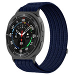 Cinturino per orologio in nylon intrecciato traspirante, leggero come una nuvola, con cassa in metallo., For Samsung Galaxy Watch8 / Watch8 Classic